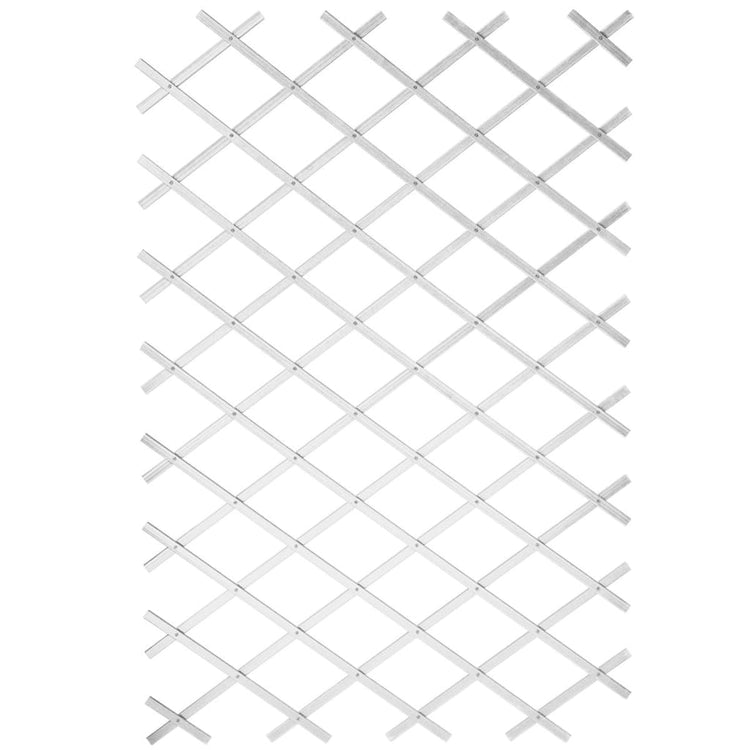 Nature tuinlatwerk 100x200 cm pvc wit 6040703