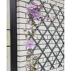 Nature tuinlatwerk 50x150 cm pvc antracietkleurig