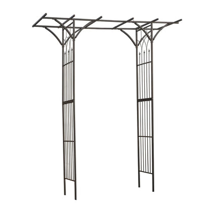 Nature Nature Tuinboog 114x66x232 cm metaal zwart