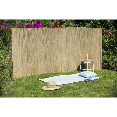 Nature tuinscherm 1x3 m zeggeriet