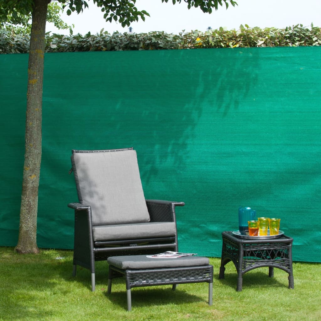 Nature tuinscherm 1,2x5 m pe groen