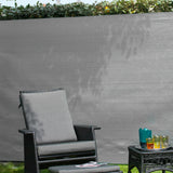 Nature tuinscherm 1,2x5 m pe grijs - afbeelding 3