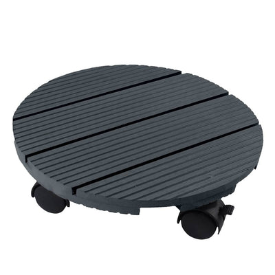 Nature plantentrolley rond ø30 cm antracietkleurig