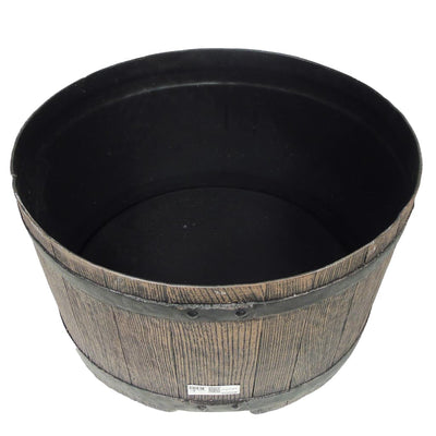 Nature regentonstandaard met hout-look 30,5x58 cm bruin