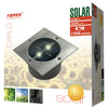 Ranex Ranex Ra-5000198 Vierkante Led Grondspot Geborsteld Rvs Glas (5000.198)
