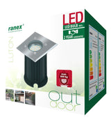 Ranex ra-0158620 led grond spot 3 w 230 lm 3000 k - afbeelding 3