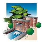 Ubbink niagara waterval 30 cm roestvrij staal - afbeelding 2