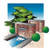 Ubbink niagara waterval met led-verlichting 60 cm roestvrij staal