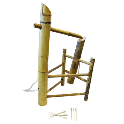 Ubbink acquaarte - bamboe watertuimelaar waterornament (bruin)