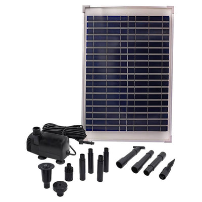 Ubbink solarmax 1000 pomp (zwart, incl. solarpaneel, pomp)