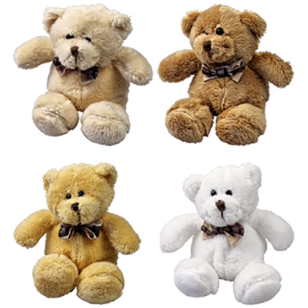 Knuffels beren. 4 ass. 12 cm. (in polyba