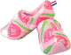 Pantoffels tulpen print. maat 25-30.