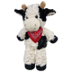 Knuffelkoe met sjaaltje. 27 cm.