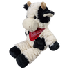 Knuffelkoe met sjaaltje. 27 cm.
