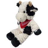 Knuffelkoe met sjaaltje. 27 cm. - afbeelding 2