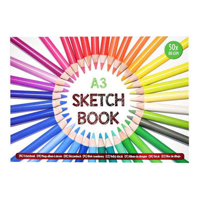 A3 schetsboek. (50 x 80 gsm).