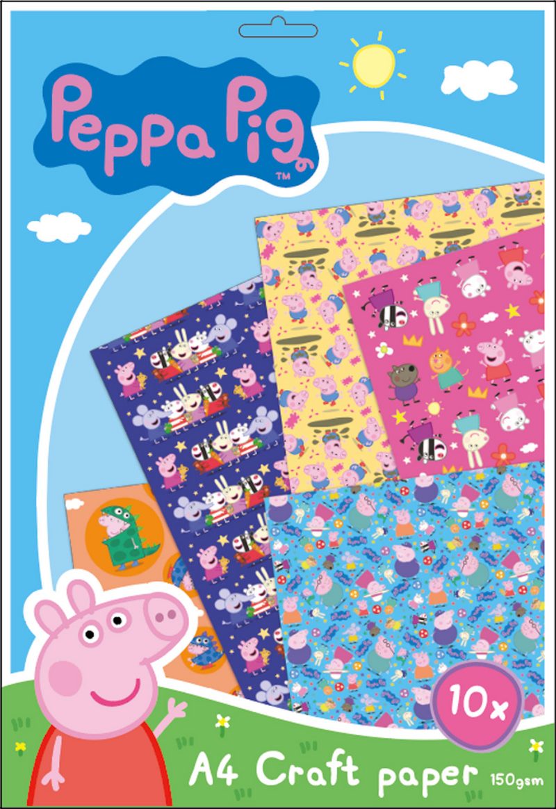 Peppa pig a4 knutselpapier 150gram
