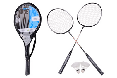 Johntoy sports active badminton set met shuttles voor 2 spelers