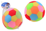 Johntoy happy world bal met rammel 18 cm. - afbeelding 1