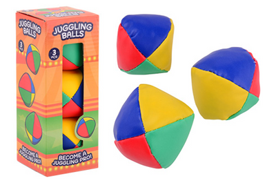 Johntoy funtoy jongleerballen 3 stuks in tube