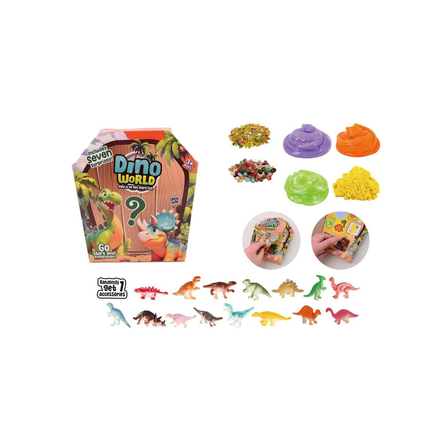 Johntoy dino world - slime fun mysterybox
