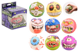 Johntoy squeeze monster bal in doos 8 assorti - afbeelding 1