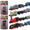 Johntoy diecast locomotief met drie wagons. 3+