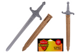 Johntoy zwaard met schede + - 60 cm. - afbeelding 1