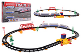 Johntoy hogesnelheidstrein set, 50dlg. - afbeelding 1