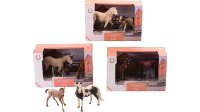 Paardenverzorging mediumset, 4 assorti