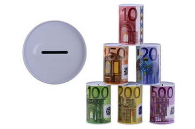 Johntoy spaarpot eurobiljet