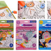 Magisch tekenblok met waterkwast, 3 asso