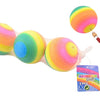 Johntoy regenboogballen 3 stuks in net. 8 cm. 3+
