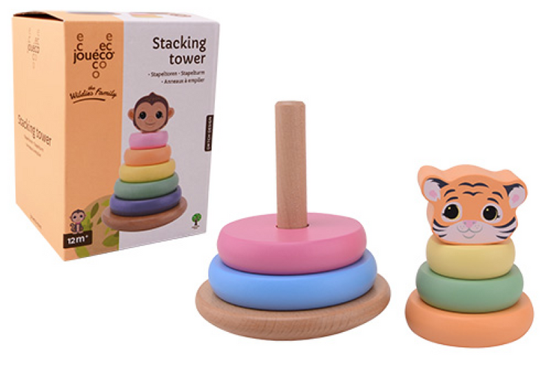 Johntoy jouéco - the wildies family stapeltoren