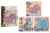 Joueco houten dino puzzel. - afbeelding 1
