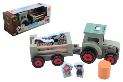 Johntoy fien teun tractor met accesoires. 2+