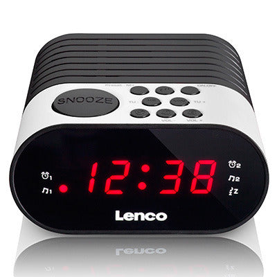 Lenco lenco cr-07 wekkerradio wit