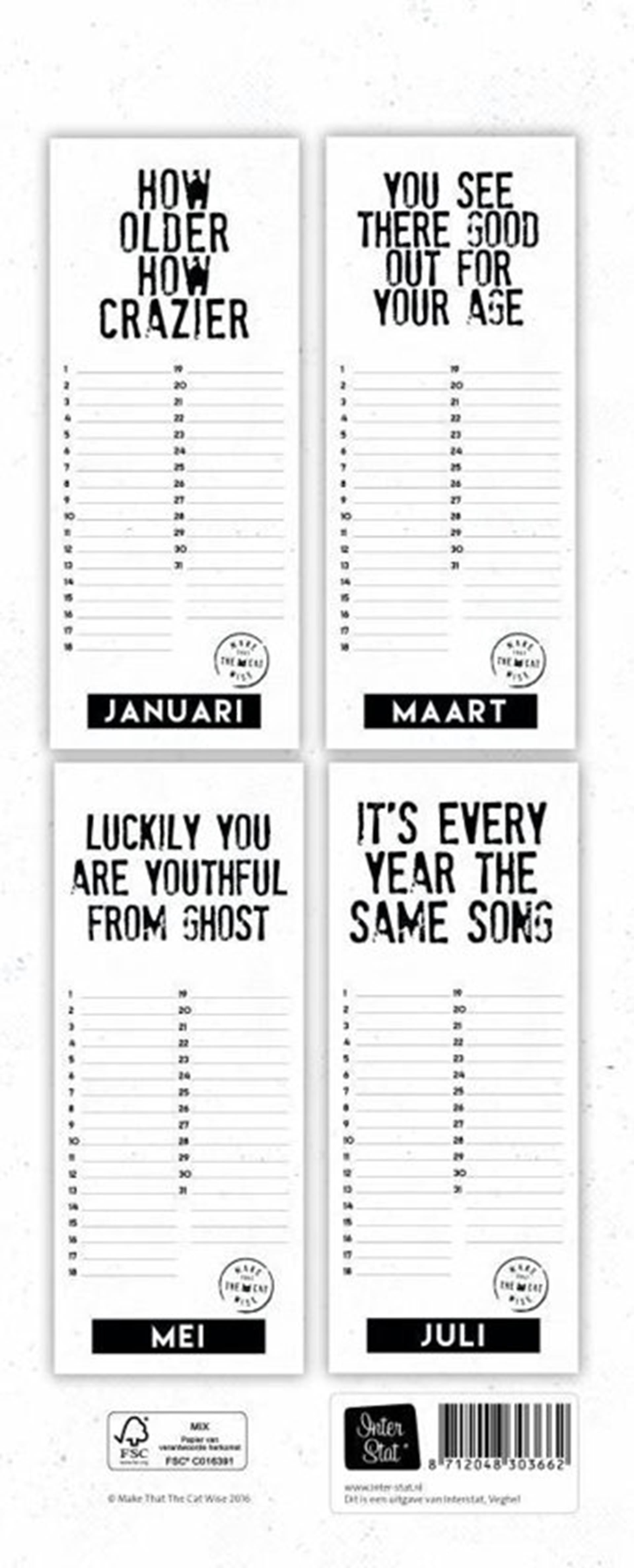 Imagebooks verjaardagskalender make that the cat