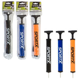 Sportx balpomp met verloopstukje en metalen naald 30 cm - afbeelding 3