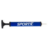 Sportx balpomp met verloopstukje en metalen naald 30 cm - afbeelding 1
