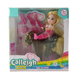 Basic calleigh mini paard met pop + accessoires - afbeelding 3