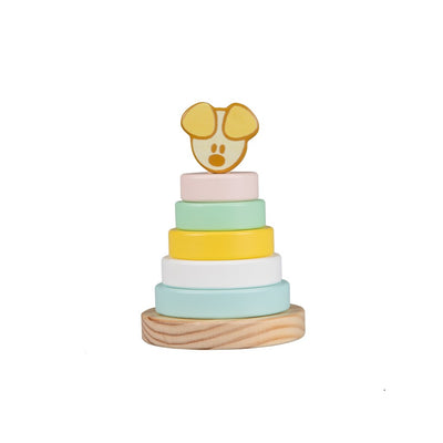 Rubo toys woezel en pip pip baby stapeltoren, 7dlg.