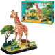 Cubic fun 3d puzzel giraffe 43 stukjes