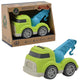 Overige merken bioplastic sleepwagen 18 cm blauw groen