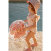 Little dutch pink flowers strandbal 3d figuur, 35cm