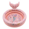 Little dutch dreamy mermaid zwembad met staart 80 cm roze