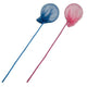Basic bamboe schepnet+stip 90cm 2ass