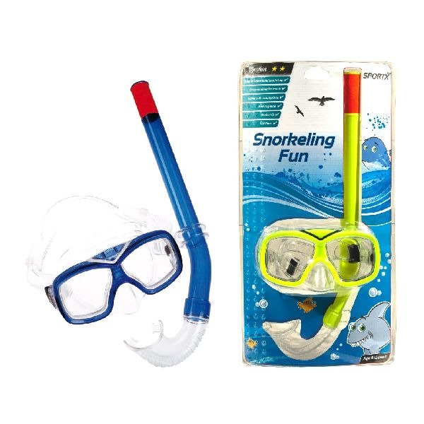 SportX Junior Snorkelset Comfort 8-12 jaar Assorti