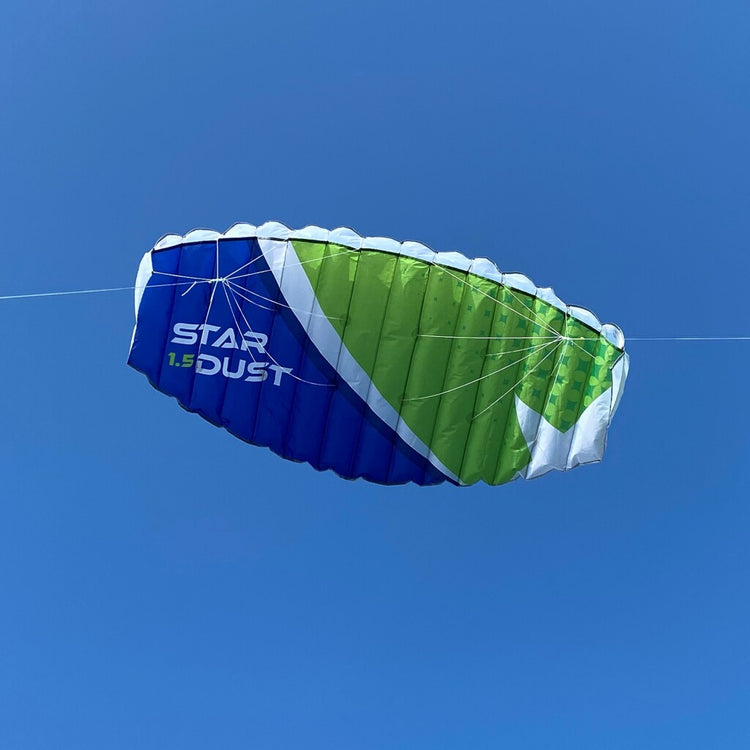 Rhombus stardust 1.5 matrasvlieger 150x65 cm groen donkerblauw