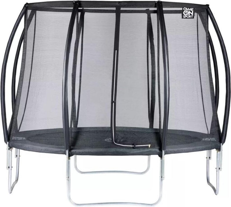 Game on sport trampoline black line met sefetynet 305 cm